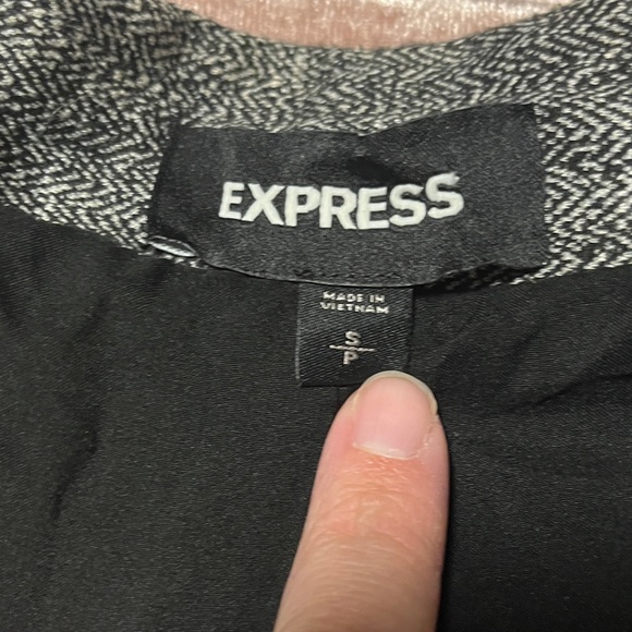 Express Charcoal Gray Women's Blazer - Picture 2 of 6